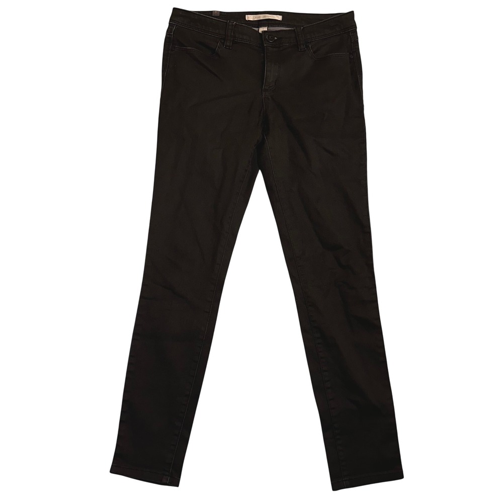 Lauren Conrad Womens black denim Skinny Leg Mid Rise Pants Size 6